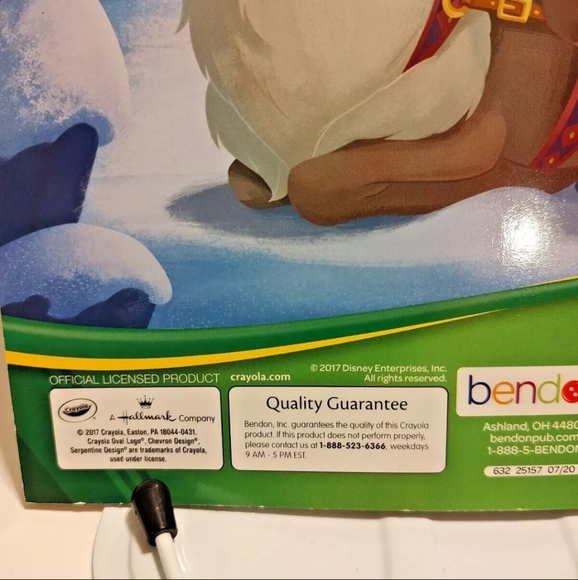 Bendon Crayola Coloring Book w/ Stickers Disney Frozen Together We Shine 96 pgs - Picture 5 of 9